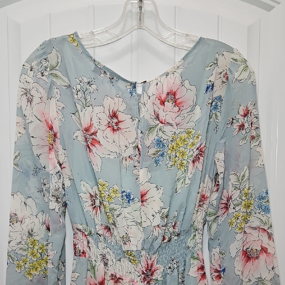 Louna Smocked Floral Long Sleeve Dress - Picture 11 of 14